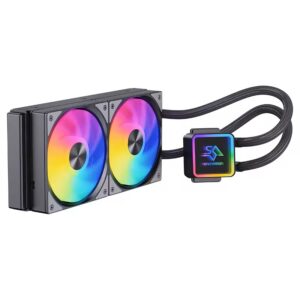 Snowman ks240 bk argb 240mm cpu liquid cooler