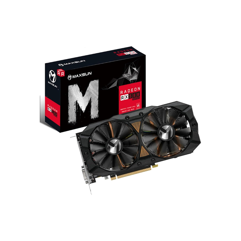 MAXSUN AMD RADEON RX 580 2048SP 8GB GDDR5 BRAND NEW GRAPHICS CARD 1 Maxsun Amd Radeon Rx 580 2048P Brand New Graphics Card