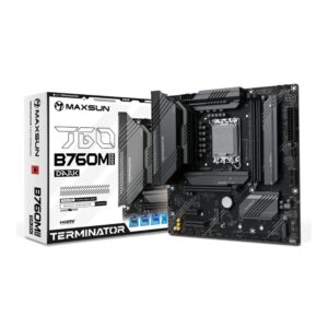 MAXSUN B760M GKD5 DARK DDR5 MICRO ATX BRAND NEW MOTHERBOARD