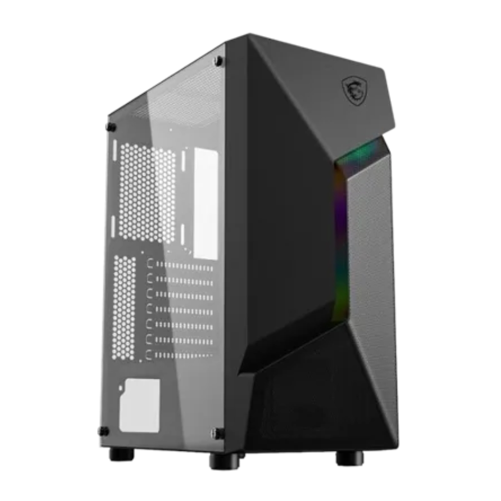 RUIX TITAN 800 550W 80 PLUS WHITE POWER SUPPLY UNIT 2 Msi Pag Shield 100L Atx Mid Tower Gaming Pc Casing