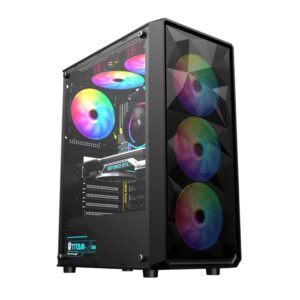 Home 1 16 Ruix Lei Q Black Atx Mid Tower Pc Casing