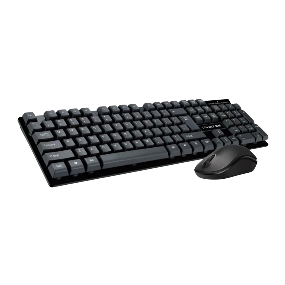 TWOLF TF100 WIRELESS OFFICE KEYBOARD AND MOUSE COMBO 1 Twolf Tf100 Wireless Office Keyboard And Mouse Combo
