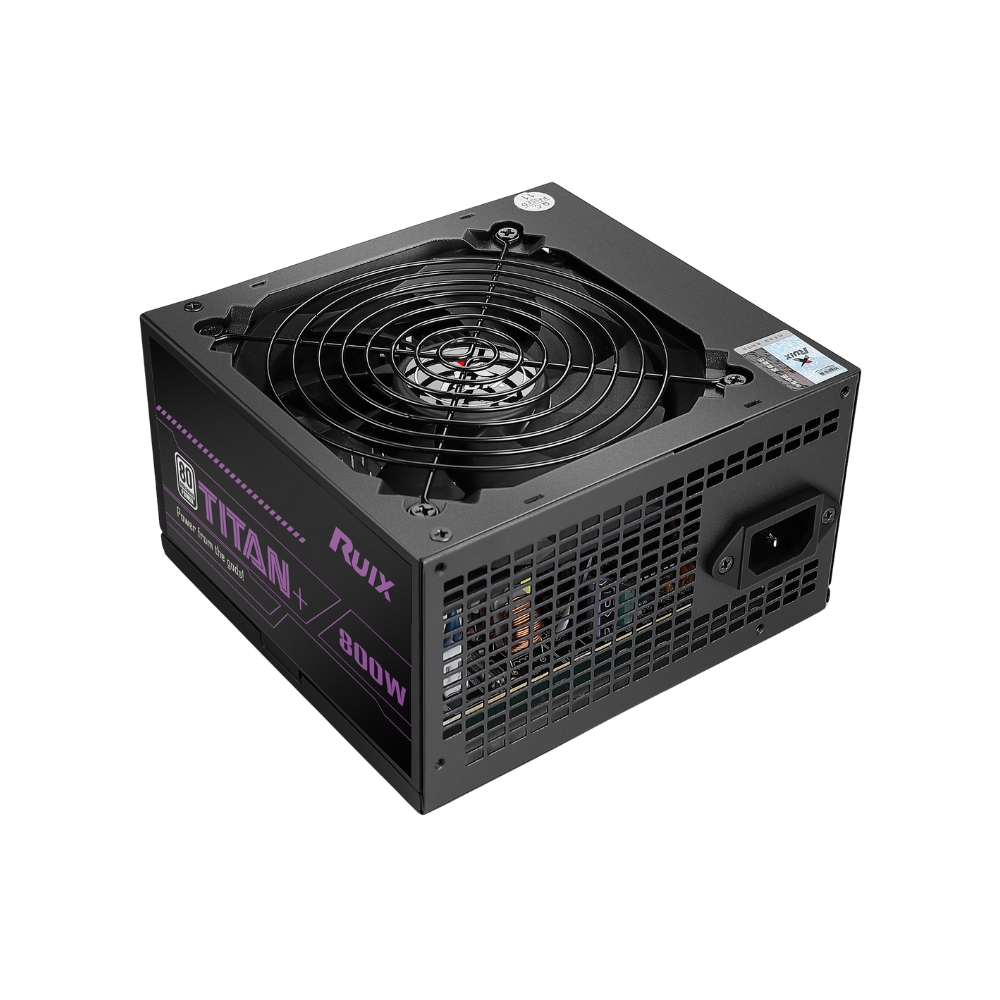 RUIX TITAN 800 550W 80 PLUS WHITE POWER SUPPLY UNIT 3 Ruix Titan 800 550W 80 Plus White Power Supply Unit - Image 3