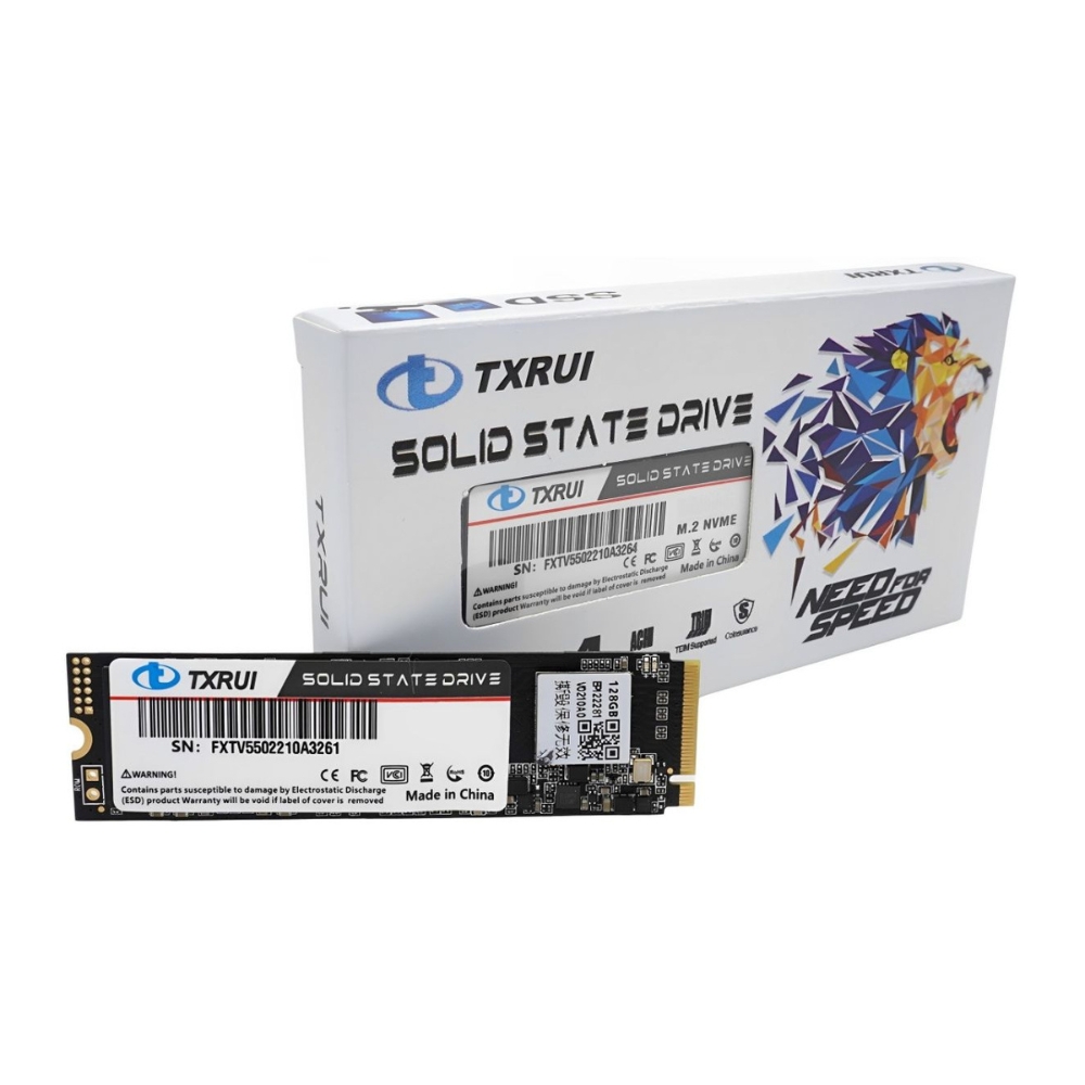 TXRUI 128GB M.2 NVME SSD (PCIe 3.0) 1 Txrui 128Gb M.2 Nvme Ssd (Pcie 3.0)