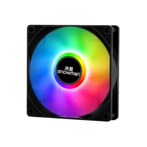 Home 1 14 Snowman Bf120 Argb 120Mm Black Case Fan (Reverse)