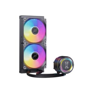 SNOWMAN KM240 ARGB BK 240MM LIQUID COOLER WITH LCD