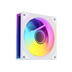 SNOWMAN LK120 ARGB 120MM WHITE CASE FAN (FORWARD)