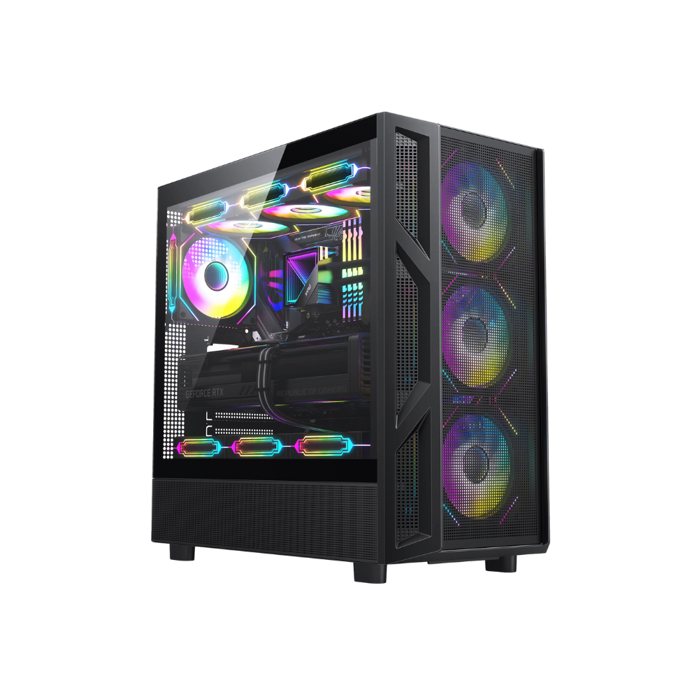 RUIX P31 PLUS MESH ATX MID TOWER PC CASING 1 Ruix P31 Plus Mesh Atx Mid Tower Pc Casing